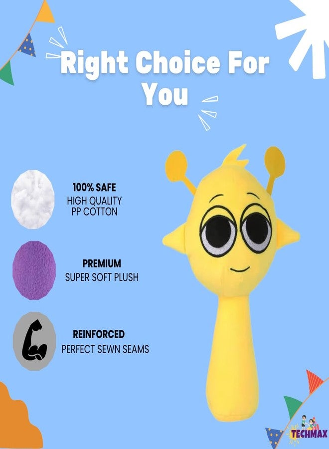 TechMax Solution ألعاب تيك ماكس سوليوشن الصفراء القطيفة سبرونكي - Image 3